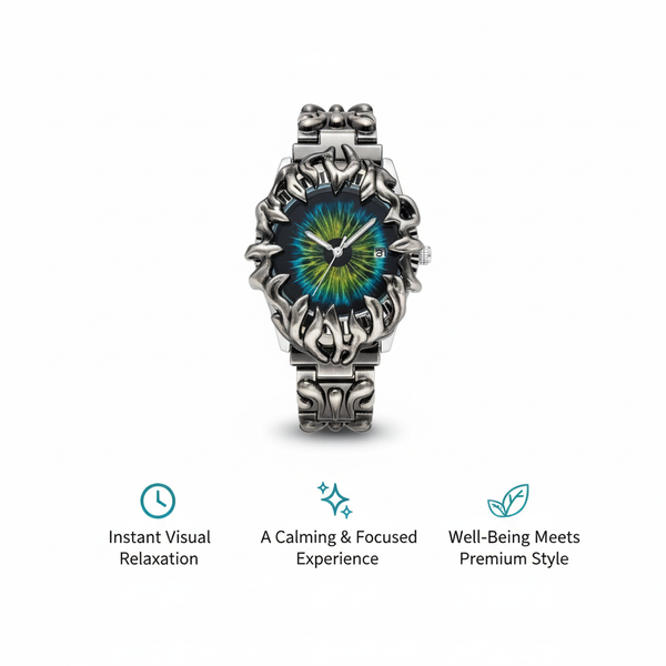 Beneficios del reloj rojo - fondo blanco compacto